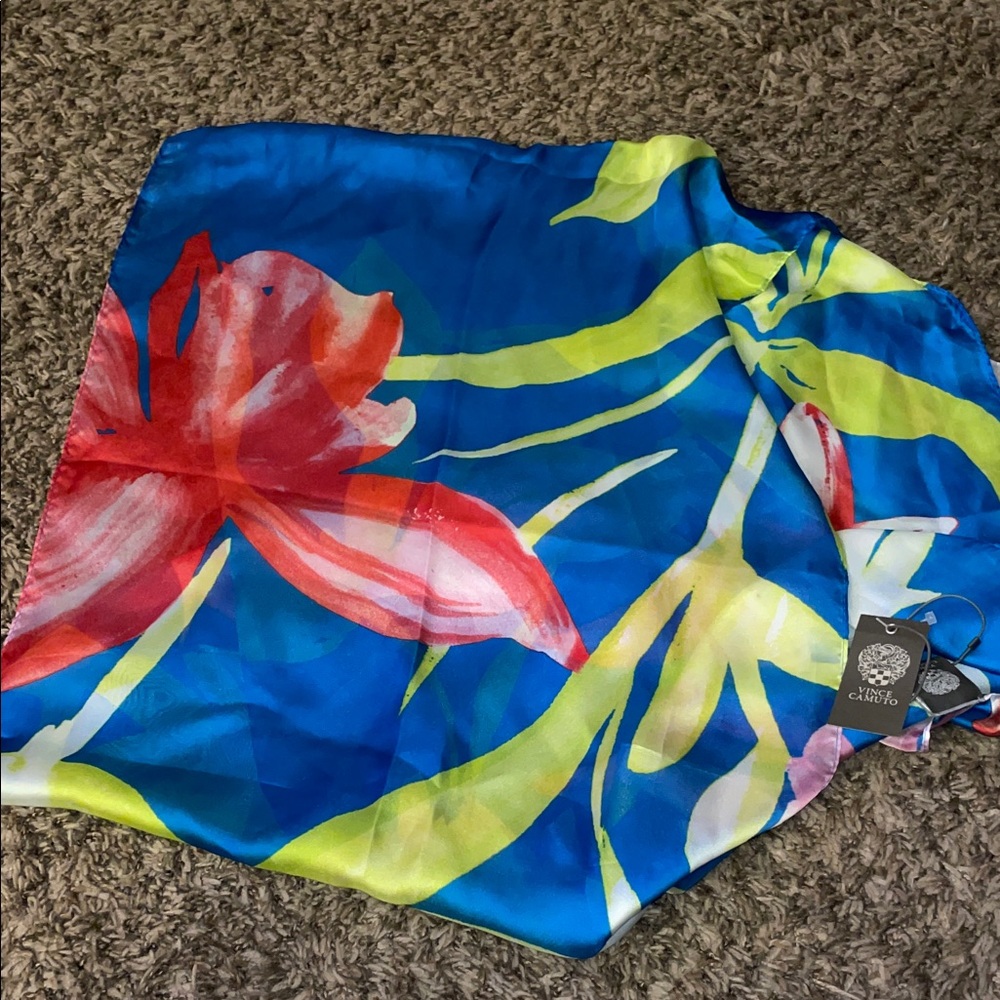 Vince Camuto Multicolor Silk Scarf